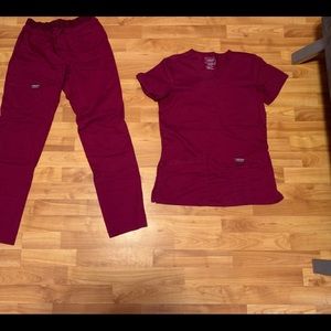 Scrub top and bottoms